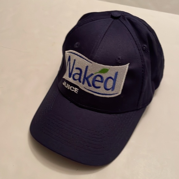Port & Company Naked juice navy cap. Front embroidered logo, back strap - Picture 2 of 16
